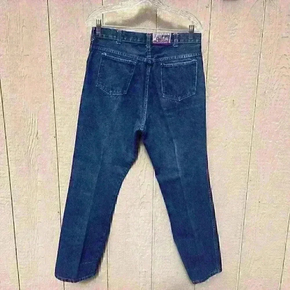 Vintage Unique 1970 Diamond Double U Women’s Jeans 34x30 - Picture 5 of 7